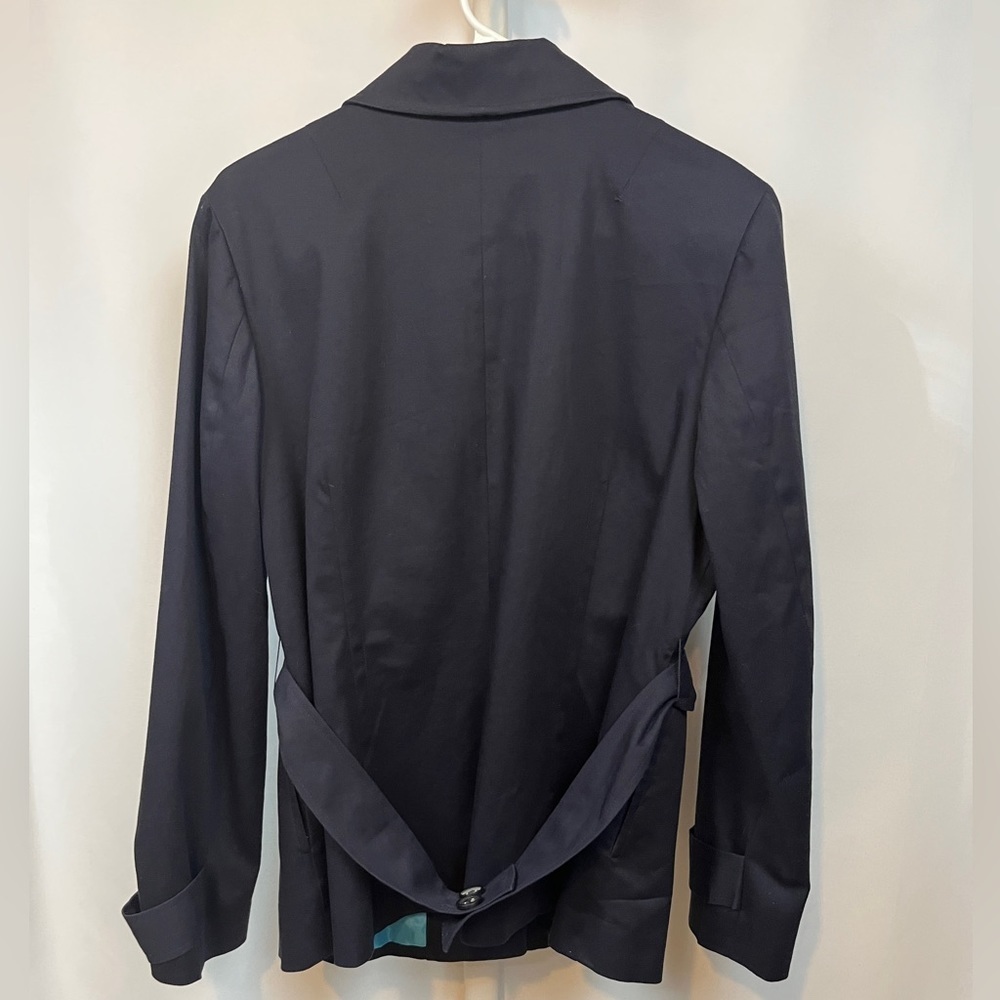 Apostrophe Blue Button Down Coat with Lining Size 12 - Picture 8 of 9